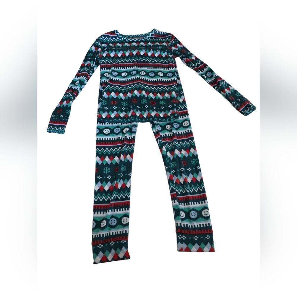 Festive Patterned Pajama Set Cat & Jack Size 10